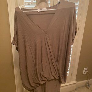 Olive Short Sleeve Blouse